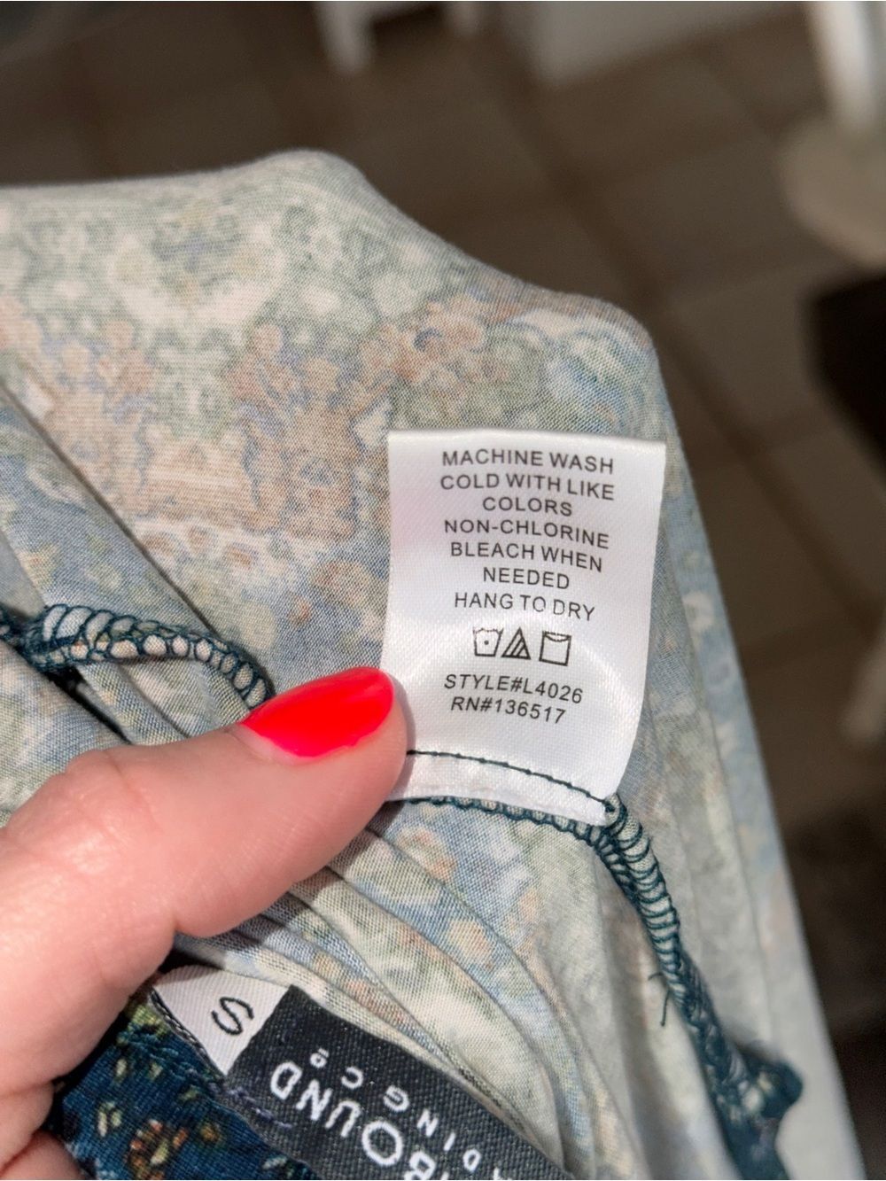 Earthbound Trading Co Teal Blue Boho Medallion Print Wrap Maxi Skirt - Picture 6 of 8